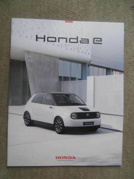 Honda e +Advance Prospekt August 2019 +Preise