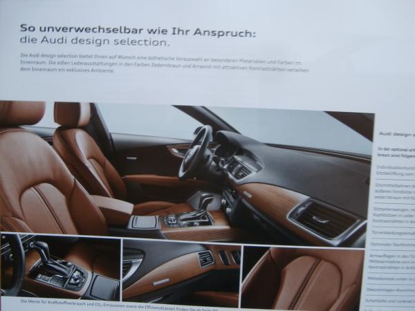 Audi A7 S7 Sportback (4G) +Businesspaket + 3.0TDI competition Prospekt Juli 2016