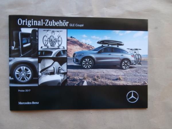 Mercedes Benz GLE Coupé Original Zubehör Prospekt 2017