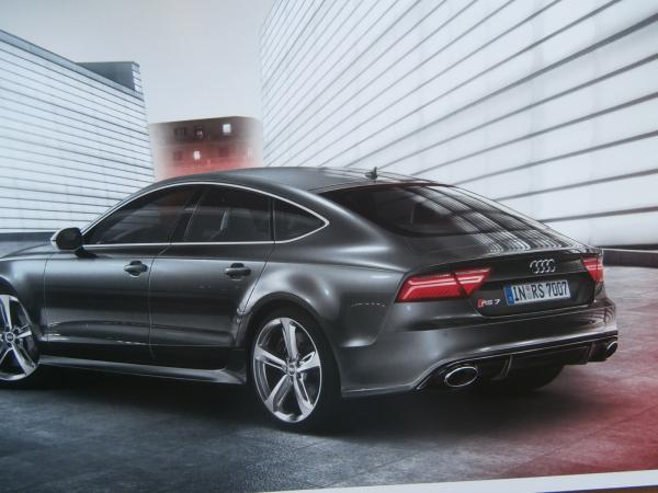 Audi RS 7 Sportback (4G) +performance Buch April 2016 NEU