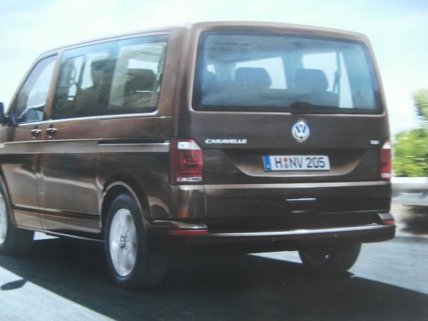 VW T6 Caravelle +Comfortline +Highline 4Motion Prospekt Mai 2016 NEU