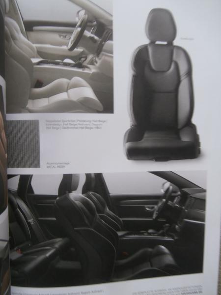 Volvo S90 +Inscription +R-Design Katalog 2018