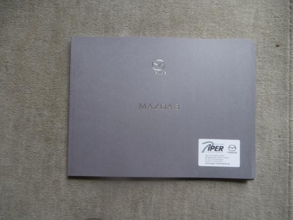 Mazda 3 (BP) Skyactiv-G 2.0 M Hybrid Skyactiv-D 1.8 +Skyactiv-X +AWD Prospekt Juni 2019+Preise