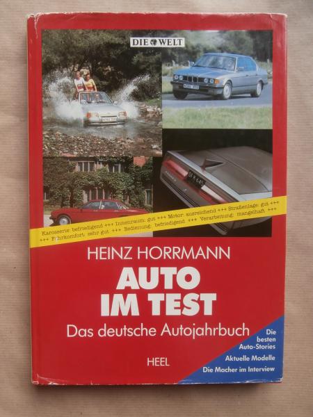 Heel Heinz Horrmann Auto im Test Jahrbuch BMW Z1,Rolls-Royce,Aston Martin Lagonda,Testarossa,BMW 324d E30