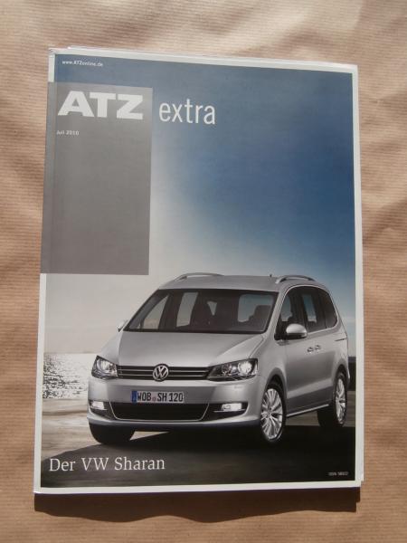 ATZ extra Juli 2010 VW Sharan Entwicklung Design Sicherheit Fahrwerk Antrieb