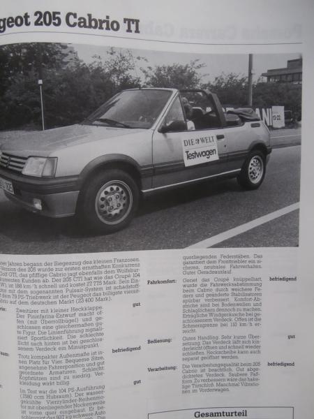 Heel Heinz Horrmann Auto im Test Jahrbuch BMW Z1,Rolls-Royce,Aston Martin Lagonda,Testarossa,BMW 324d E30