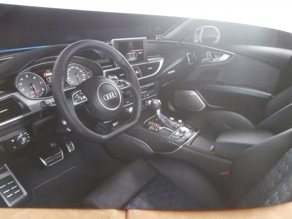 Audi RS7 Sportback performance Typ 4G Prospektmappe Oktober 2015 NEU