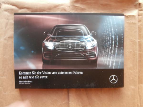 Mercedes Benz E-Klasse BR213 Vorstellungsbox Limousine & T-Modell +Preisliste Limousine 10/2016