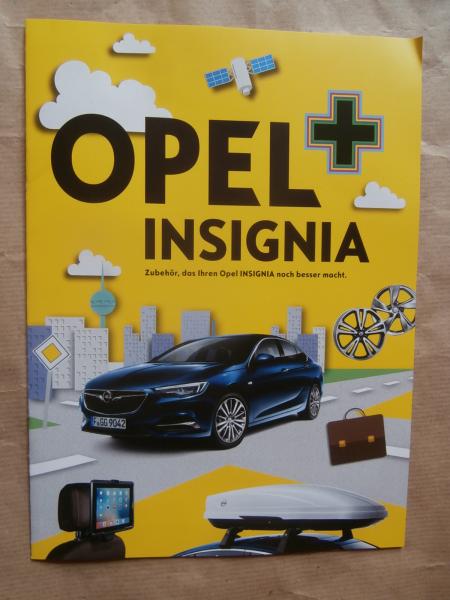 Original Printausgabe Opel Insignia Zubehör Katalog im Mai 2017 :  Autoliteratur Höpel