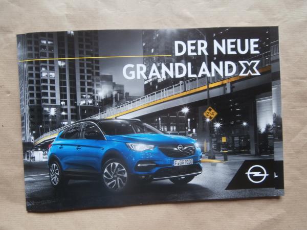 Opel Grandland X Prospekt Edition Ultimate Color Line 1.2 96kw 1.5 Diesl  96kw 2.0 Diesel 130kw 11/2017 +Preisliste