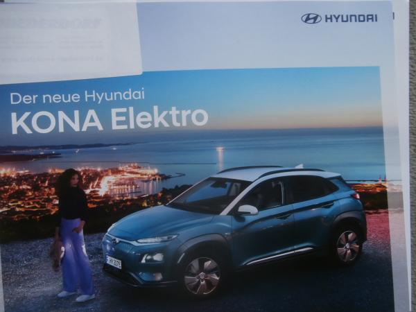 Printausgabe Hyundai Kona Zubehör Broschüre im Juli 2018