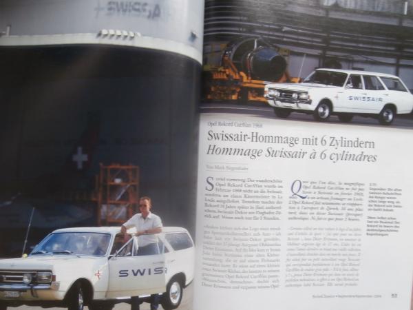 Swiss Classics Revue Nr.3 9-11/2004 Chrysler New Yorker 1960,Opel Rekord Caravan 1968,Ford Mustang Coupé 1965,