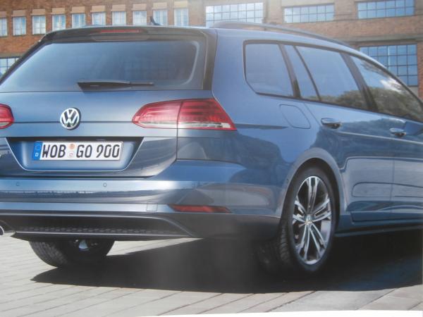 VW Golf VII GTI,GTD +Variant Typ AU Prospekt Januar 2019