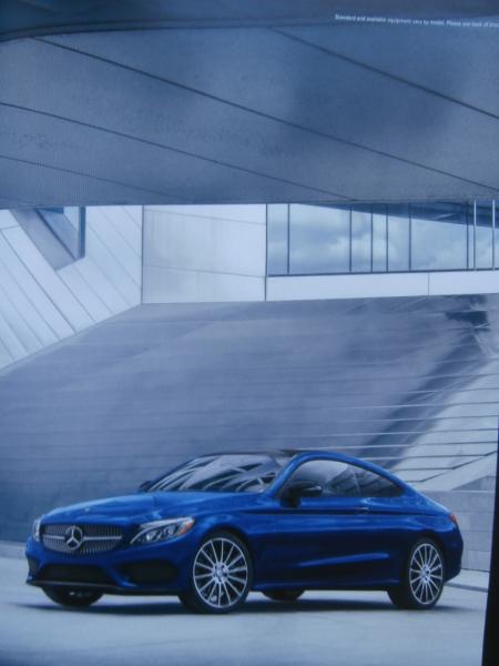Mercedes Benz C-Class Coupé C205 C300 +4Matic AMG C43 C6 +S Prospekt USA 2017