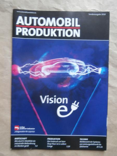 Automobil Produktion Vision E Sonderheft 2018