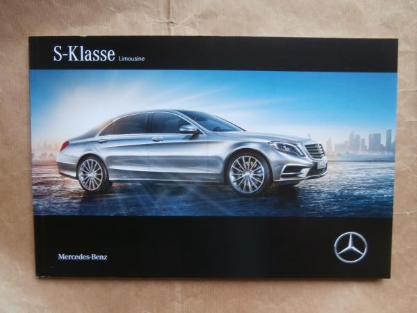 Mercedes Benz S-Klasse BR222 350d S500 S600 +Maybach +S300h S400h S500e +S600 Pullman 6/2016