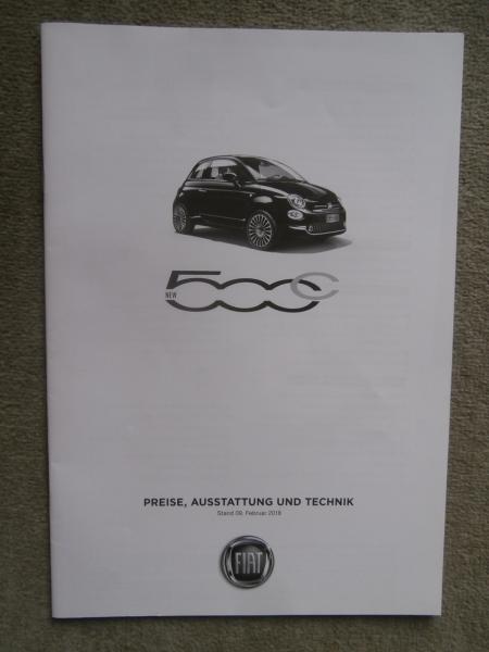 Fiat 500 Pop +Popstar +Lounge +500S Cabrio 51kw 63kw 77kw Diesel 70kw 9.2.2018