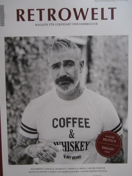 Retrowelt Magazin für Lebensart und Fahrkultur Nr.11/2018 Aston Martin Vantage,Singer Porsche,Bizzarrini,