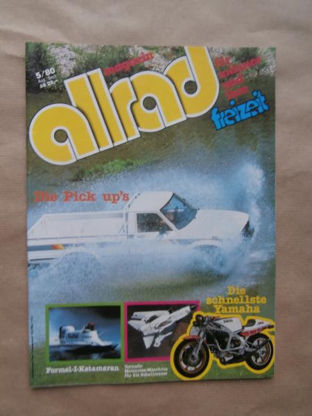 allrad magazin für männer und ihre freizeit 5/1980 Toyota Hi-Lux, Daithatsu,CJ8,Subaru,Patrol,Chevi,Puch G,