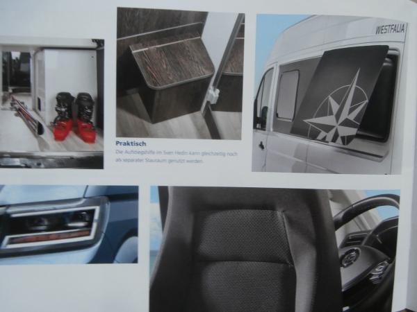 Westfalia Sven Hedin 2018 auf VW Crafter Kasten Trendline Prospekt August 2017