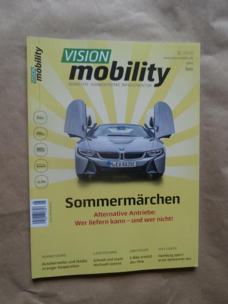 Vision mobility 5/2018 Sommermärchen BMW i3s,Mini Countryman SD vs. Hybrid SE,Tesla Model S,