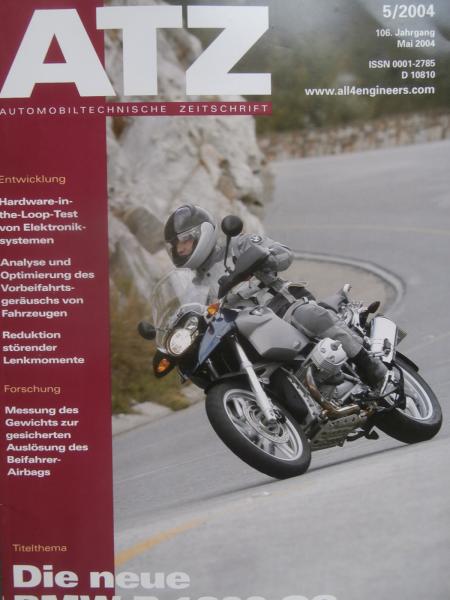 ATZ 5/2004 BMW R 1200GS,Jaguar X-Type Estate,Mercedes Benz C-Klasse BR204,