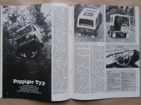 allrad magazin für männer und ihre freizeit 5/1980 Toyota Hi-Lux, Daithatsu,CJ8,Subaru,Patrol,Chevi,Puch G,