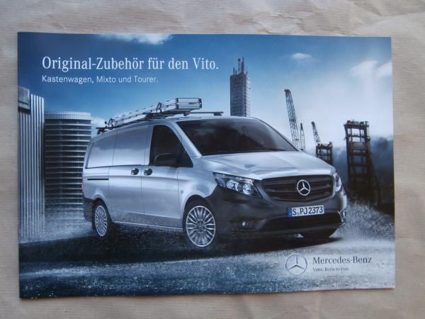 Original Mercedes Benz Vito Zubehör Katalog Oktober 2014