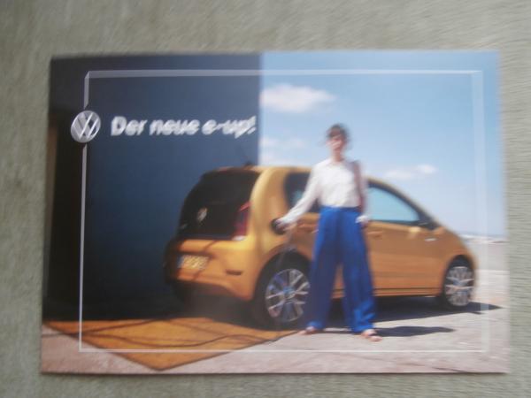 VW neue e-up! Prospekt September 2019