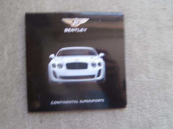 Bentley Continental Supersports Presse CD 2009