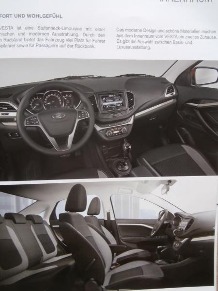 Lada Vesta +Luxus Prospekt Juli 2017