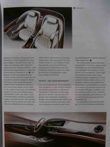 ATZ extra Mecedes Benz S-Klasse BR222 +Poster Juli 2013 Sonderheft