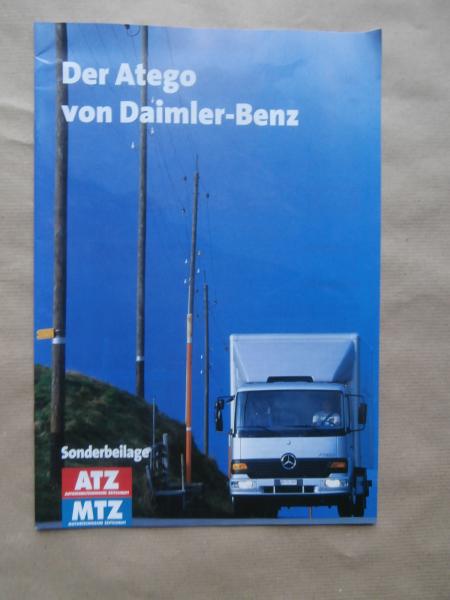 ATZ MTZ Daimler Benz Atego Sonderbeilage