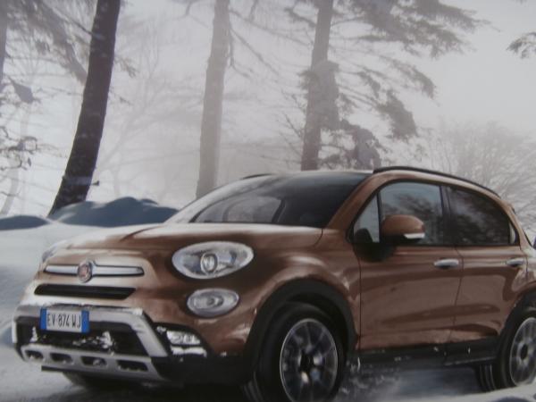 Fiat 500X Pop Pop Star Lounge +Cross +Winterpaket Prospekt Juni 2017 NEU