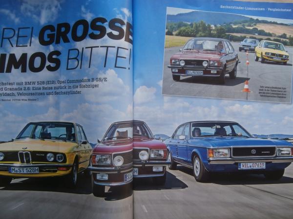 auto zeitung classiccars 9/2017 Vergleich Mustang vs. 944 S2 vs. Sierra Cosworth 4x4 vs. MG RV8 vs. 635CSi E24 vs. 350SE W116,