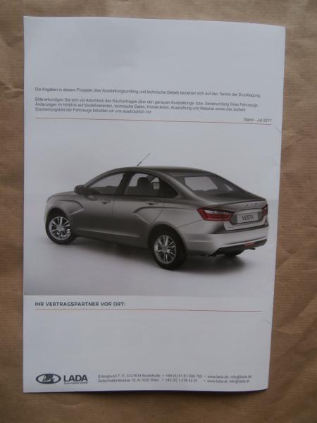Lada Vesta +Luxus Prospekt Juli 2017