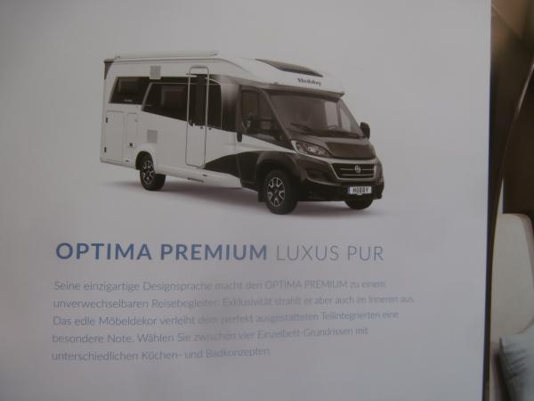 Hobby Teilintegrierte Optima de Luxe +Premium 2020 T65FL GE T70F +GE T65 HFL T75HF