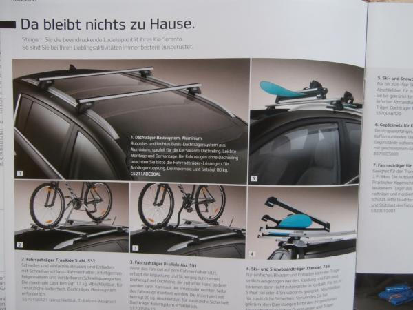 Kia Sorento Zubehör Katalog März 2016