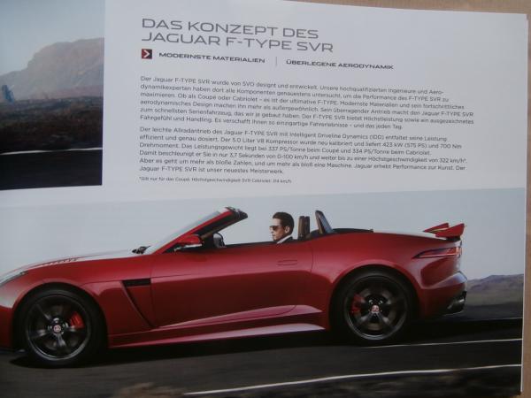 Jaguar F-Type +R-Dynamic +400 Sport +R +SVR Buch 2016 NEU