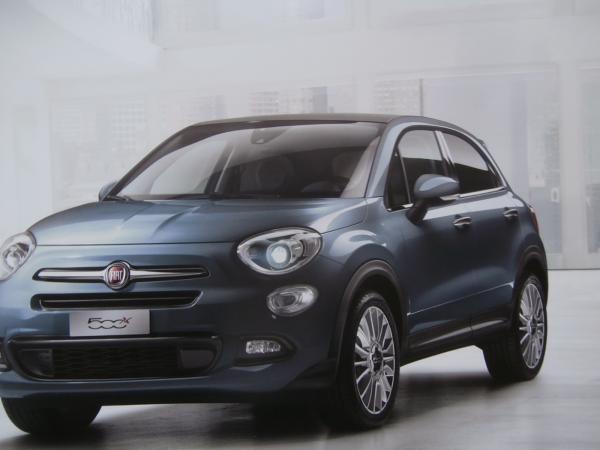 Fiat 500X Pop Pop Star Lounge +Cross +Winterpaket Prospekt Juni 2017 NEU