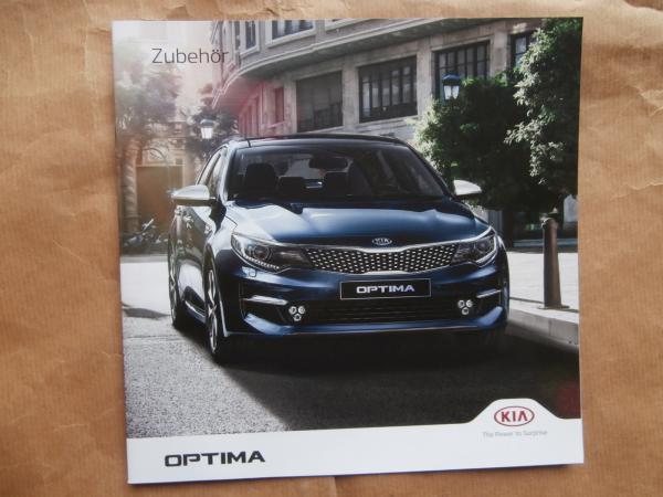 Kia Optima Zubehör Prospekt November 2016