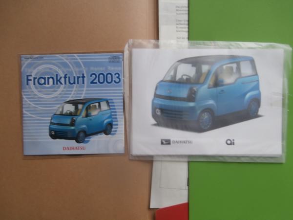 Daihatsu IAA Frankfurt 2003 Modell AI +Fotos +CD