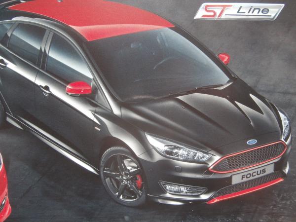 Ford Focus +ST +RS Prospekt Dezember 2016
