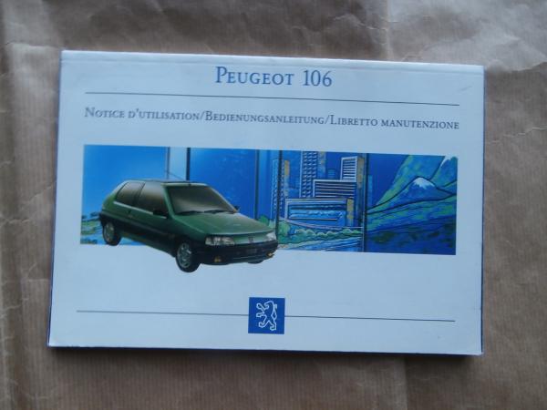 Peugeot 106 Betriebsanleitung 1993