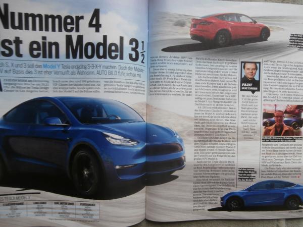 Auto Bild 12/2019 BMW X7 xDrive40i,e-tron vs. Tesla Model X,Aiways U5,DS3 Crossback,Mazd3 Skyactiv-G 2.0 vs. Kia Céed