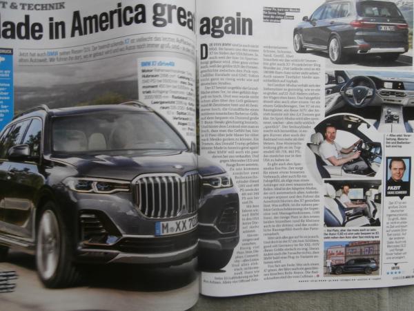 Auto Bild 12/2019 BMW X7 xDrive40i,e-tron vs. Tesla Model X,Aiways U5,DS3 Crossback,Mazd3 Skyactiv-G 2.0 vs. Kia Céed