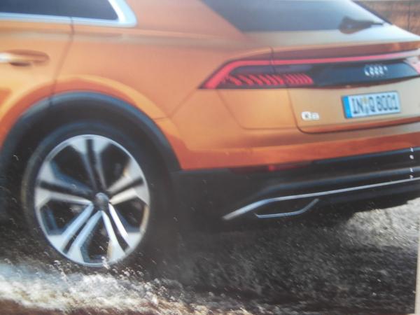 Audi Q8 (Typ 4M) 50TDI quattro 210kw/286PS Prospekt September 2018