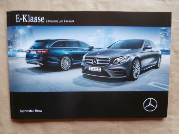 Mercedes Benz E-Klasse Limousine T-Modell BR213 +All-Terrain E200d E220d E350d 4Matic, E250, E300,E400,E46 AMG E63 +S AMG