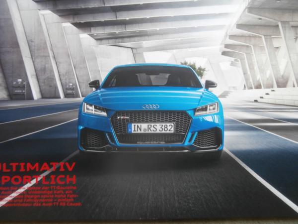 Audi TT RS Coupé Roadster +Preise Buch April 2019