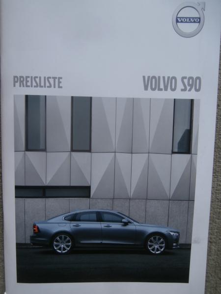 Volvo S90 Limousine T5 T6 AWD +T8 Plug-in Hybrid D3 D4 +AWD D5 AWD +R-Design Januar 2017
